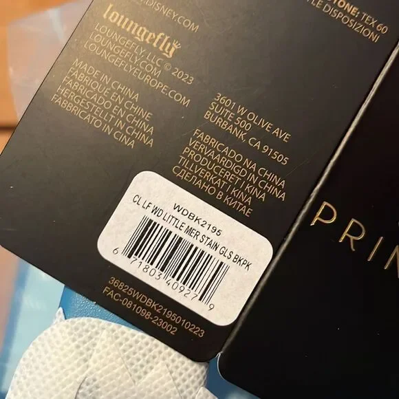 Loungefly Blue and Multicolor Little Mermaid Backpack - Picture 7 of 7